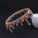 Frcolor Queen Crowns | Rhinestone Baroque Vintage Wedding Tiara & Crowns in Red - International Shipping Available - Buy Online on GoSupps.com
