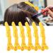 Buy 6-Piece Yellow Crocodile Hair Clips - Anti-Slip Hairdresser Clamps for Salons & Styling - Buy Online on GoSupps.com