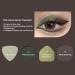 Eyeshadow Palette | 4 Colors Matte Eyeshadow Palette for Makeup | Long Lasting Waterproof Multifunctional Makeup Supplies High Brightness for Teens Women Boys Men Pochy 104# Vitality (Green) - Buy Online on GoSupps.com