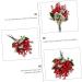 ABOOFAN 10pcs Simulated Christmas Berries Artificial Holly Berry Branch Artificial Pine Branches Christmas Berry Artificial Berries Pick Christmas Red Berry Pick Household Plastic Bouquet - Buy Online on GoSupps.com