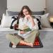 Infrared Back Heating Pillow | 220V with Auto Switch-Off | Adjustable Temperature (10-70 ) | Natural Jade & Turmaline Stones | 23.5 x 16 in - Buy Online on GoSupps.com
