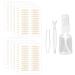 240PCS Eyelid Tape for Hooded Eyes Invisible Water Activated Eyelid Lifter Strips Glue-free Double Eyelid Sticker Breathable Mesh Eye Lift Tape for Droopy Lids Eyelid Strips with Spray & Tweezers