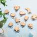 20 Pieces Wood Pacifier Clips Toy Suspender Clips Charm DIY Pacifier Holder Clips for Baby Toddler Teething Grasping Pacifier Chain Accessory - Buy Online on GoSupps.com