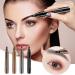 Eyebrow Pencil Eyebrow Makeup Eye Brow Pencils for Women with 4 Fork Tip Like Natural Brows Eyebrow Pen Eye Brow Pencils (Black) - Buy Online on GoSupps.com