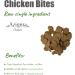 Chicken Bites for Dogs Natural Bite-Sized Treats (85g) - Buy Online on GoSupps.com