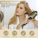 4-in-1 Hot Air Brush with Titanium Barrel - Hair Dryer & Styler Volumizer (Gold) - Buy Online on GoSupps.com