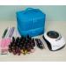 ButterFox Nail Polish Carrying Case - Sky Blue | Organize 60-70 Bottles | Manicure Accessories Storage Bag - Buy Online on GoSupps.com