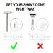 PEARL Premium Double Edge Safety Razor for Men | Semi Slant Stainless Steel | Perfect Gift Kit for Sensitive Skin & Thick Hair | Triple Plated L-65 DE Razor - Buy Online on GoSupps.com