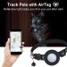 Yhmall Airtag Cat Neck Band with Bell | Reflective Adjustable Collar & Protective Cover | Compatible with Apple Airtag - Black - Buy Online on GoSupps.com
