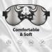 Buy SSIMOO Bull Skull Print Double-Sided Eye Mask | Soft Light Blocking for Better Sleep - Buy Online on GoSupps.com