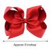Whaler Hair Loop Clips - 15.2 cm Red Fashionable Hair Accessories for Girls Women & Toddlers - 2 Pack - Buy Online on GoSupps.com