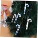 Zerodeko 4pcs Christmas Candy Cane Candy Canes Candy Cane Ornaments Christmas Tree Christmas Tree Pendant Colorful 7x2.5cm - Buy Online on GoSupps.com
