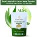 Exotic Veda Aloe Vera Powder 100g | Pure & Natural | for Skin Hair & Wellness | Non-GMO Vegan Gluten-Free | DIY Face Packs Hair Masks & Smoothies - Buy Online on GoSupps.com
