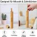 Bamboo Toothbrush Case - Eco-Friendly Travel Holder for Toothbrushes & Miswak | eSelam - Buy Online on GoSupps.com
