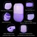 Silicone Face Roller Ice Mold Kit - Cryo Cube Lavender Flowers Cotton Pad for Fine Lines & Pore Reduction | Beauty Skin Care - Buy Online on GoSupps.com