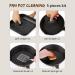 5-Piece Cast Iron Cleaning Kit - Scraper, Sponge, Brush, Scrubber, Chainmail | Stainless Steel & Metal | Skillet & Pot Cleaner Set - Buy Online on GoSupps.com