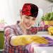 Mersov Lavender Flower Adjustable Working Cap 2-Pack for Men & Women | Scrub Bouffant Hat with Ponytail Holder | Multicolor, Medium-3X-Large - Buy Online on GoSupps.com