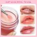 Strawberry Lip Mask Overnight Lip Sleeping Mask Beeswax Lip Balm Lip Repair for Very Dry Lips Lip Balm Locks in Moisture Lip Care Lip Mask for Fades Lip Lines Peeling Cracked Lips - 20g - Buy Online on GoSupps.com