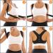 Adjustable Posture Corrector for Women and Men - Breathable Upper Back Brace for Pain Relief - Black - Buy Online on GoSupps.com