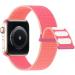 Bifeiyo Nylon Loop Apple Watch Band 38/40/41mm - Compatible with iWatch Series 1-8 SE, Sport Strap for Men and Women (Pomegranate) - Buy Online on GoSupps.com