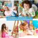 HY-Funclub Colorful Deer Paint by Numbers Kit for Kids & Adults - DIY Acrylic Oil Painting 16x20 inch Canvas - Beginner Friendly - Buy Online on GoSupps.com
