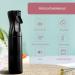 Xianglongy Spray Bottles for Hair: 200ml & 300ml Refillable Continuous Fine Mist Black Hair Spray Bottles - Buy Online on GoSupps.com