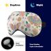 Retro Flower Moth Sleeping Mask | Adjustable Spider Web Eye Cover for Men Women & Kids | Light-Blocking Sleep Mask for Halloween - Buy Online on GoSupps.com
