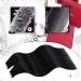 Moresoo Jet Black Tape in Hair Extensions - 16 Inch Real Human Hair, 20 Pieces, 50g #1 - Buy Online on GoSupps.com