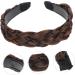 PLAFOPE Braided Headband Simple Style Girl Hairband Plaited Wig Headband Hair Decor for Women Outdoor Headband Hair Ornament Anti-slip Headband Face Washing Headband Braid Headband - Buy Online on GoSupps.com