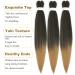 Ancient Lichenhaar Easy Braid 30-inch Professional Synthetic Fiber Crochet Borders - Itch-Free Yaki Texture Hair Extensions (1B/27#) - 6 Pack - Buy Online on GoSupps.com
