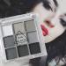 MAEPEOR Black Grey Silver Smokey Eyeshadow Palette - 9 Colors Cool Toned Matte Glitter, Longlasting Waterproof Formula for Women and Girls - Buy Online on GoSupps.com
