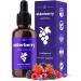 Black Elderberry Syrup | Potent 2000mg 10:1 Extract Sambucus Elderberry Syrup Antioxidant | Elderberry Drops Berry Flavor | Liquid Elderberry Extract Sugar-Free 2oz | Immune Support for Adults & Kids Adults & Kids Drops