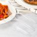 100 Count Heavy Duty Plastic Forks - Premium Disposable Cutlery for Parties, Picnics, and Events - Heat Resistant, BPA Free - Clear - Buy Online on GoSupps.com