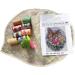Floral Butterfly Latch Hook Rug Kit - 20.4X20.4 in | MeetBSelf - Buy Online on GoSupps.com