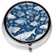 Buy Cute Blue Fish Mini Round Pill Box - 3 Compartment Travel Organizer for Home & Office - Buy Online on GoSupps.com