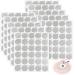 900 Pcs Eyelash Extension Adhesive Glue Pallet Sticker Pads  Disposable Waterproof Adhesive Holder Pad and 1 Pcs Eyelash Extension Jade Stone