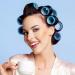Jumbo Heatless Hair Rollers Set for Long Hair - 24 Packs (Blue) with Clips & Comb - Buy Online on GoSupps.com