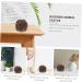 Stobok Wenwan Handle Wood Carvings - Vintage Chinese Gymnastics Balls & Peach Core Figurines | 4x4x4cm - Buy Online on GoSupps.com