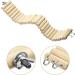 Sumind Wooden Pet Ladder Bridge - 2 Piece Soft Animal Toy for Hamster, Mouse & Small Pets - Buy Online on GoSupps.com