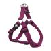 DDOXX Nylon Step-In Dog Harness - Adjustable Chest Puppy Harness for All Sizes - S (Purple) Purple S - 1.5 x 45-63 cm