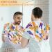 Beard Bib Apron for Men | Non-Stick Waterproof Hair Catcher | Cute Butterflies Design | Perfect for Shaving & Trimming - Buy Online on GoSupps.com