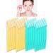 40 Pcs Eyebrow Razor Laicky Eye Brow Trimmer Shaver Facial Face Hair Remover Exfoliating Dermaplaning Tool Kit Stainless Steel Blades with Cap Eyebrow Shaper for Women Men Makeup (Blue Yellow)
