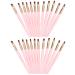 24 Pack Disposable Eyeliner Brush Applicator Cosmetic Eye Wands Makeup Tool