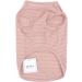 Zweitea Striped Dog T-Shirts for Small Dogs - Summer Tank Tops for Puppies & Cats - Soft Cotton Chihuahua Clothing in Pink XXL - Buy Online on GoSupps.com