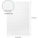 Tosnail 7 Count Clear Plastic Mesh Canvas Sheets - Pack of 8 for Embroidery Crafting | 18 x 12 - Buy Online on GoSupps.com