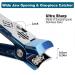 SG Nekoo Wide Jaw Opening Nail Clippers for Thick Nails Folding Lock Fingernail Toenail Clippers with Catcher Anti Splash Ultra Sharp Nail Cutter Trimmer for Men Women Adults Seniors (Mid-Blue1P) - Buy Online on GoSupps.com