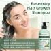 Rosemary Biotin Shampoo for Thinning Hair - Vegan Hair Growth & Volumizing Formula with Biotin & Jojoba Oil - Sulfate Silicone & Paraben Free - 11.8 oz - Buy Online on GoSupps.com