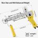 FancyBant 2 in 1 Rug Tufting Gun Kit - Handheld Knitting Tool for Cut Pile and Loop Pile Rugs - Paisley Yellow Design - Buy Online on GoSupps.com
