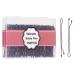 Vaincre Bobby Pin Hair Pins - 150 Count Bobby Pins Brown Bulk with Storage Case Pain-Free Hairpin Hair Pin for Buns Hair Accessories Hairclips Hair Clips for Women and Girls (Brown 2 inch)