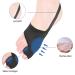 Buy EUR 6-Piece Hallux Valgus Toe Spreader & Bunion Corrector Socks - Anti-Slip Belt Gel Pads Bale Protection | Black - Buy Online on GoSupps.com